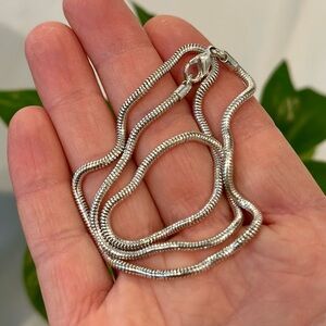 Elegant Silver Necklace